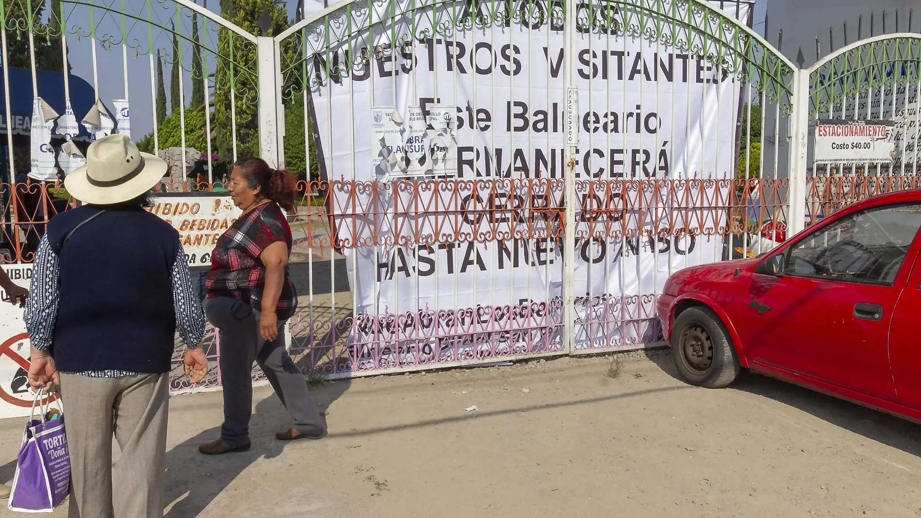 Balnearios deben completar requisitos para reapertura.  Foto César Ortiz  El Sol de San Juan del Río.